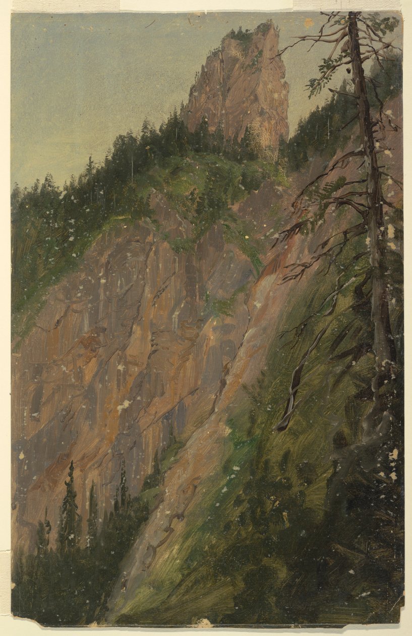 Alpinlandskap, Bayern eller Schweiz av Frederic Edwin Church