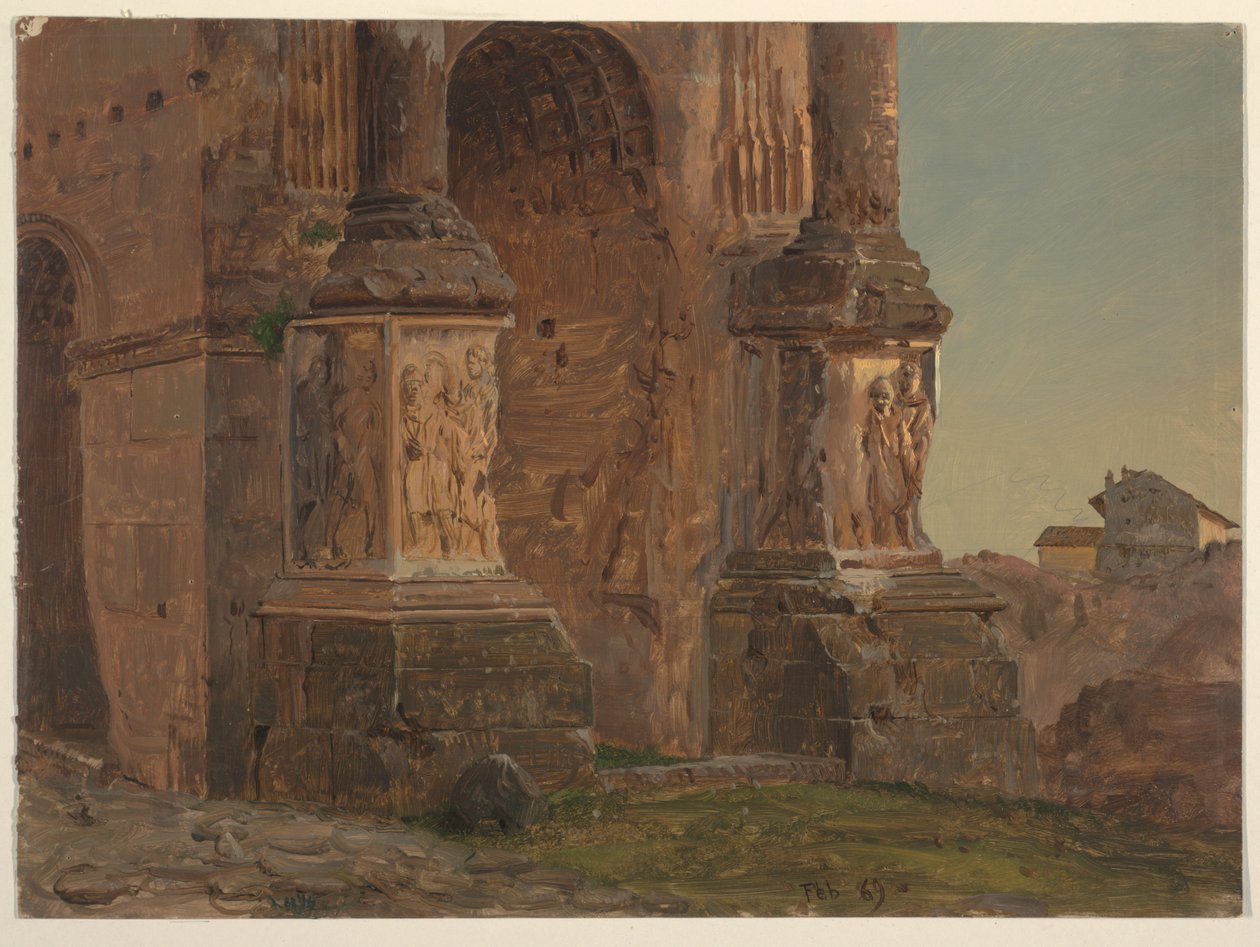Båge av Septimius Severus, Rom av Frederic Edwin Church