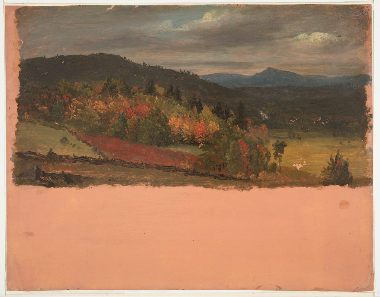 Höstlandskap av Frederic Edwin Church
