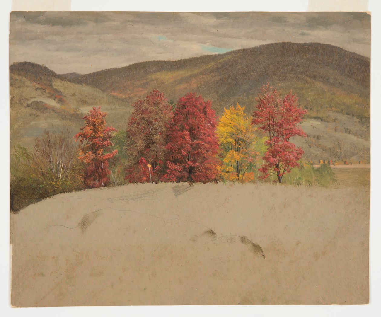 Höstlandskap i New England av Frederic Edwin Church