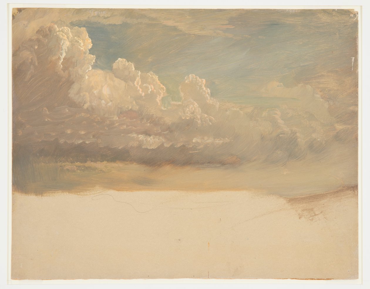 Molnstudie av Frederic Edwin Church
