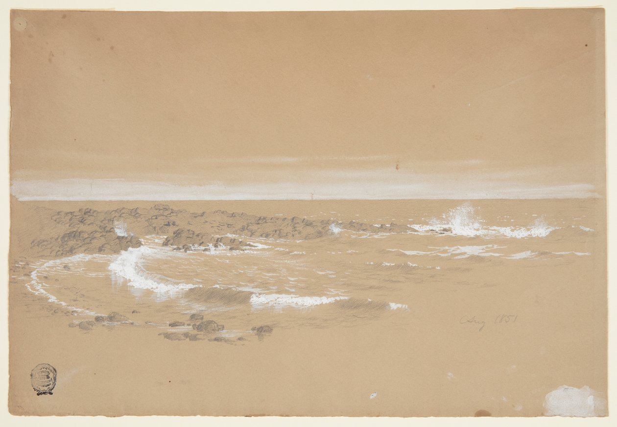 Kustlinje, Grand Manan, Kanada av Frederic Edwin Church