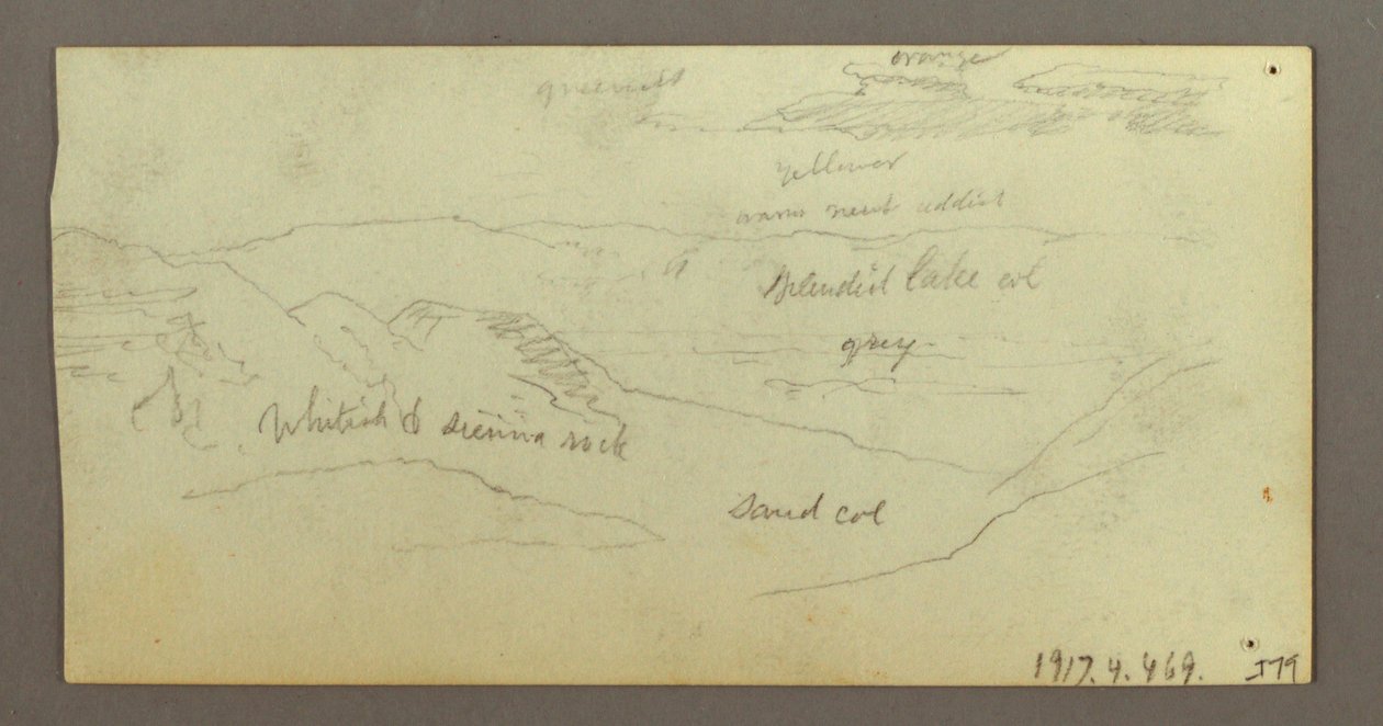 Teckning, Kamelstudier, 21-22 februari 1868 av Frederic Edwin Church