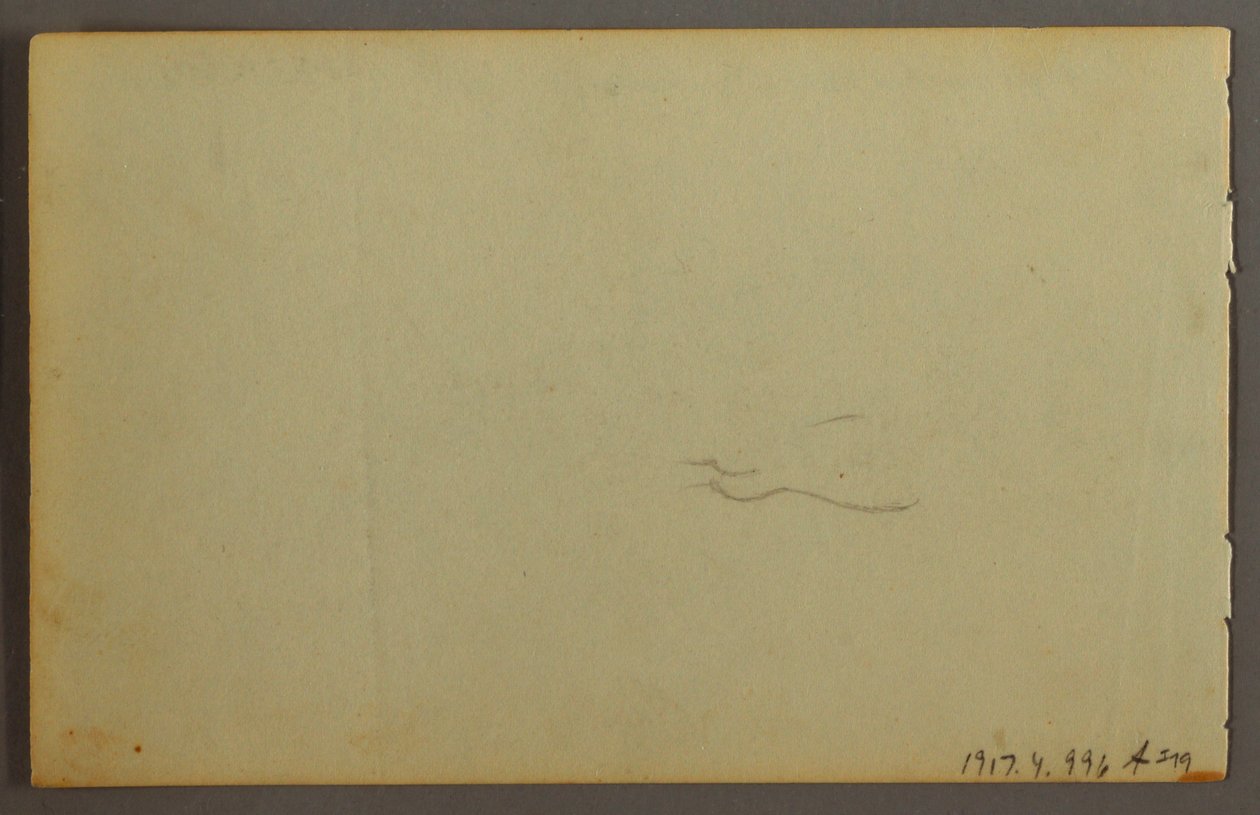 Teckning, Molnstudie, 1844 av Frederic Edwin Church