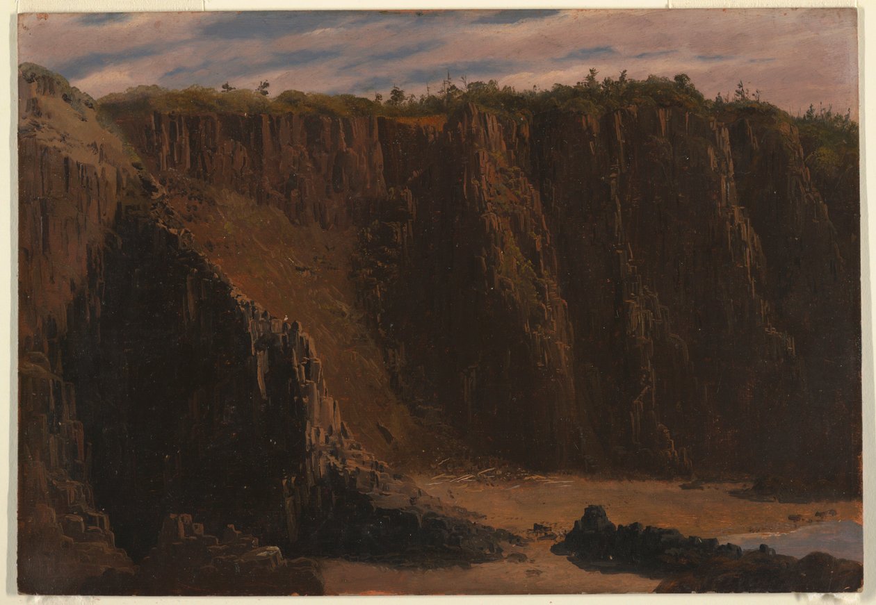 Teckning, Grand Manan Island, Kanada, augusti-september 1851 av Frederic Edwin Church