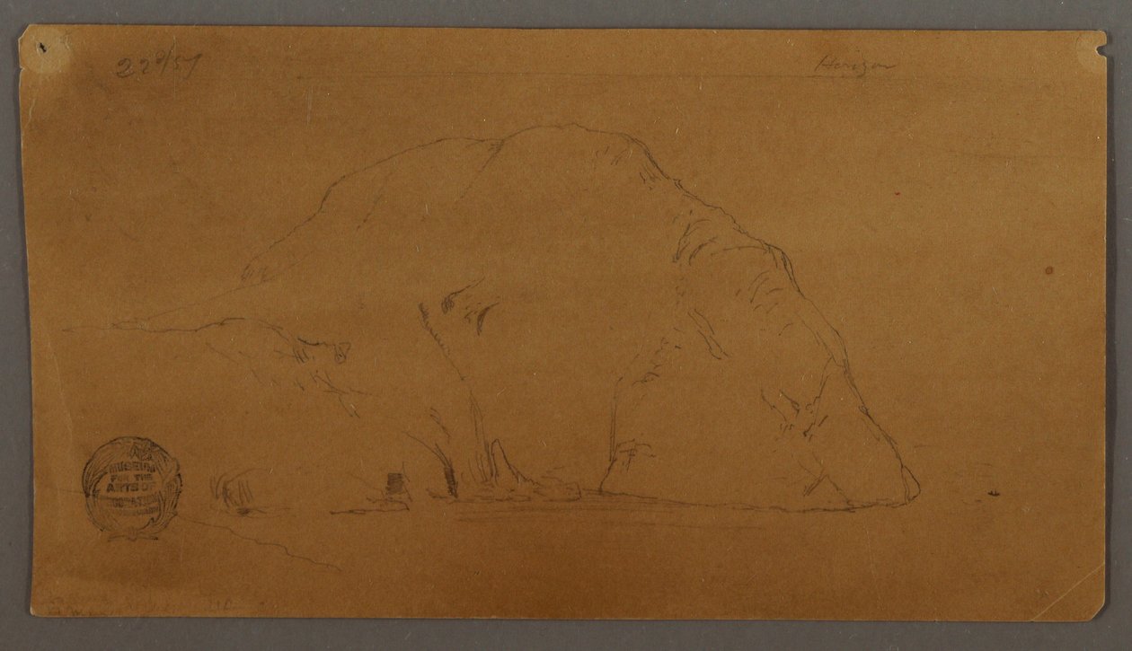 Teckning, Isberg, Labrador, Newfoundland eller Nova Scotia, 1859 av Frederic Edwin Church