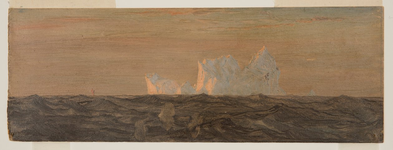 Teckning, Isberg, juni eller juli 1859 av Frederic Edwin Church