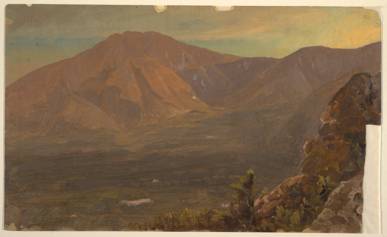 Teckning, Mt. Katahdin och Turner, 1860-78 av Frederic Edwin Church