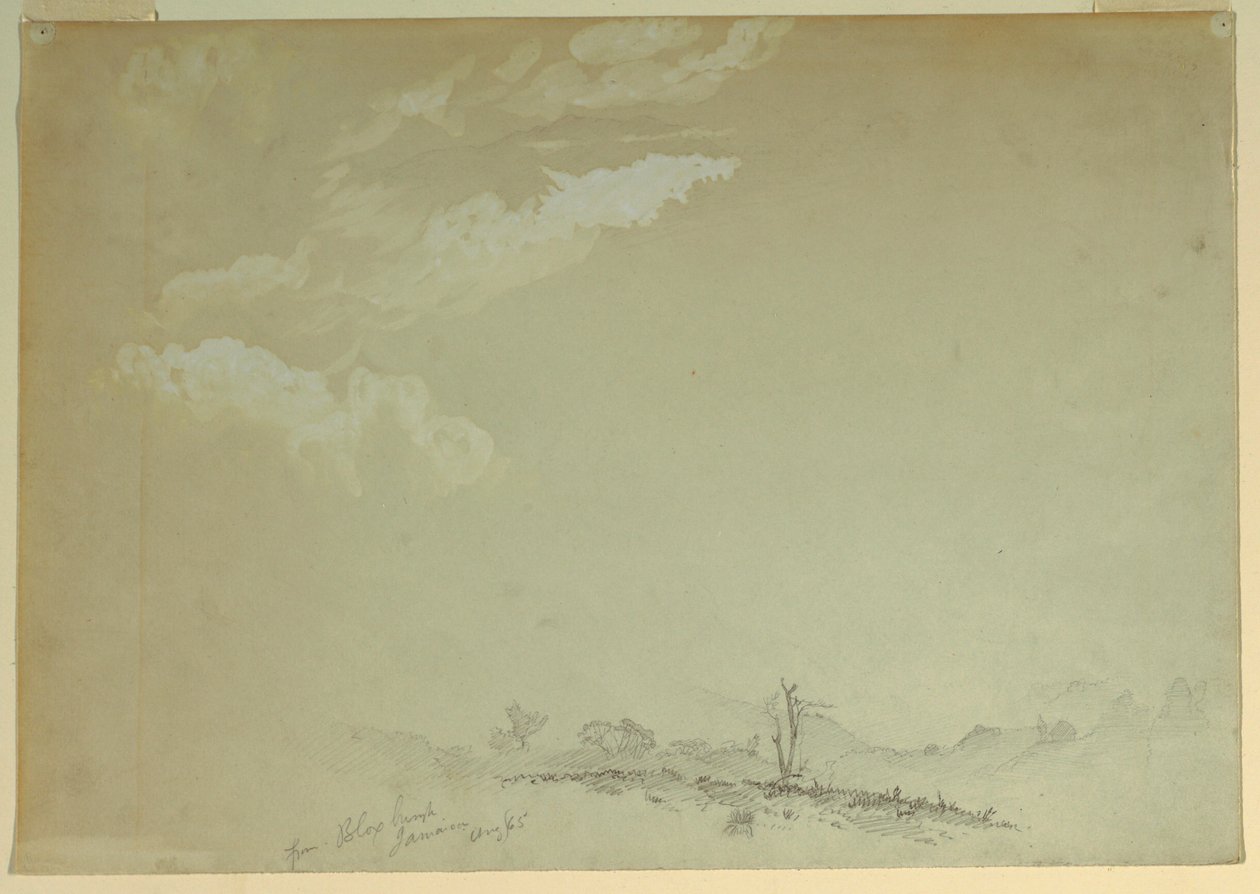 Teckning, Skisser, Bloxburgh, Jamaica, 1865 av Frederic Edwin Church