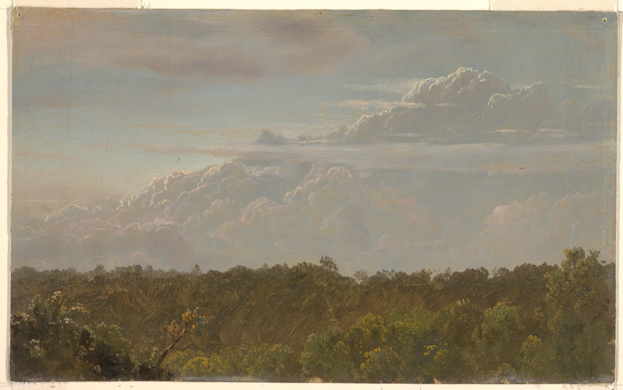 Teckning, Åskmoln, Jamaica, augusti 1865, 1865 av Frederic Edwin Church