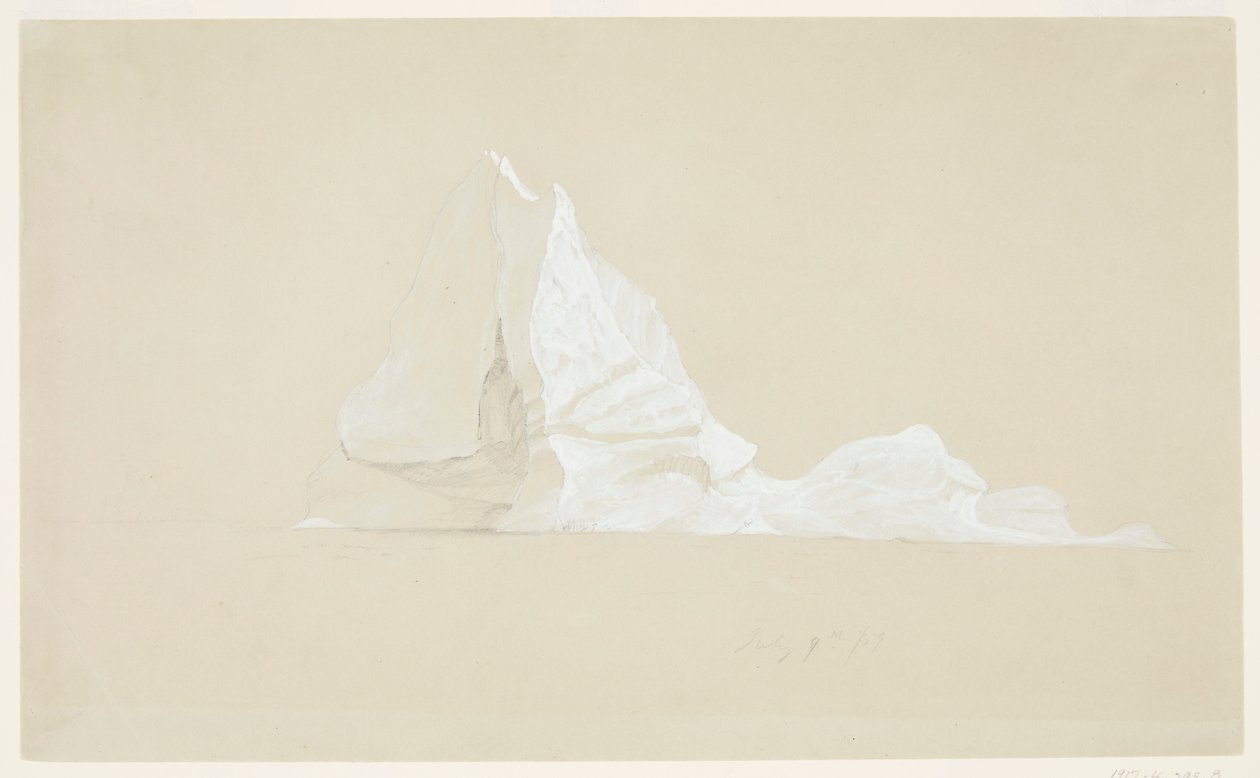 Flytande isberg av Frederic Edwin Church