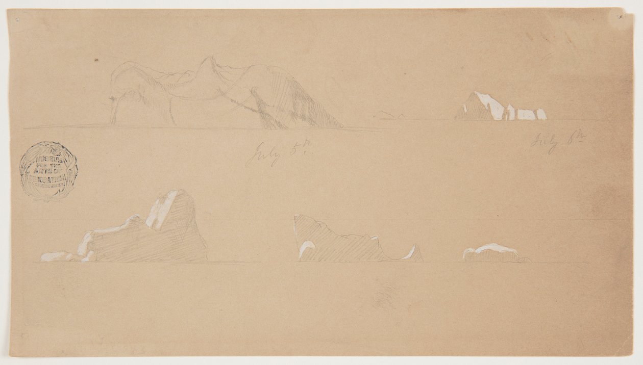 Flytande isberg av Frederic Edwin Church