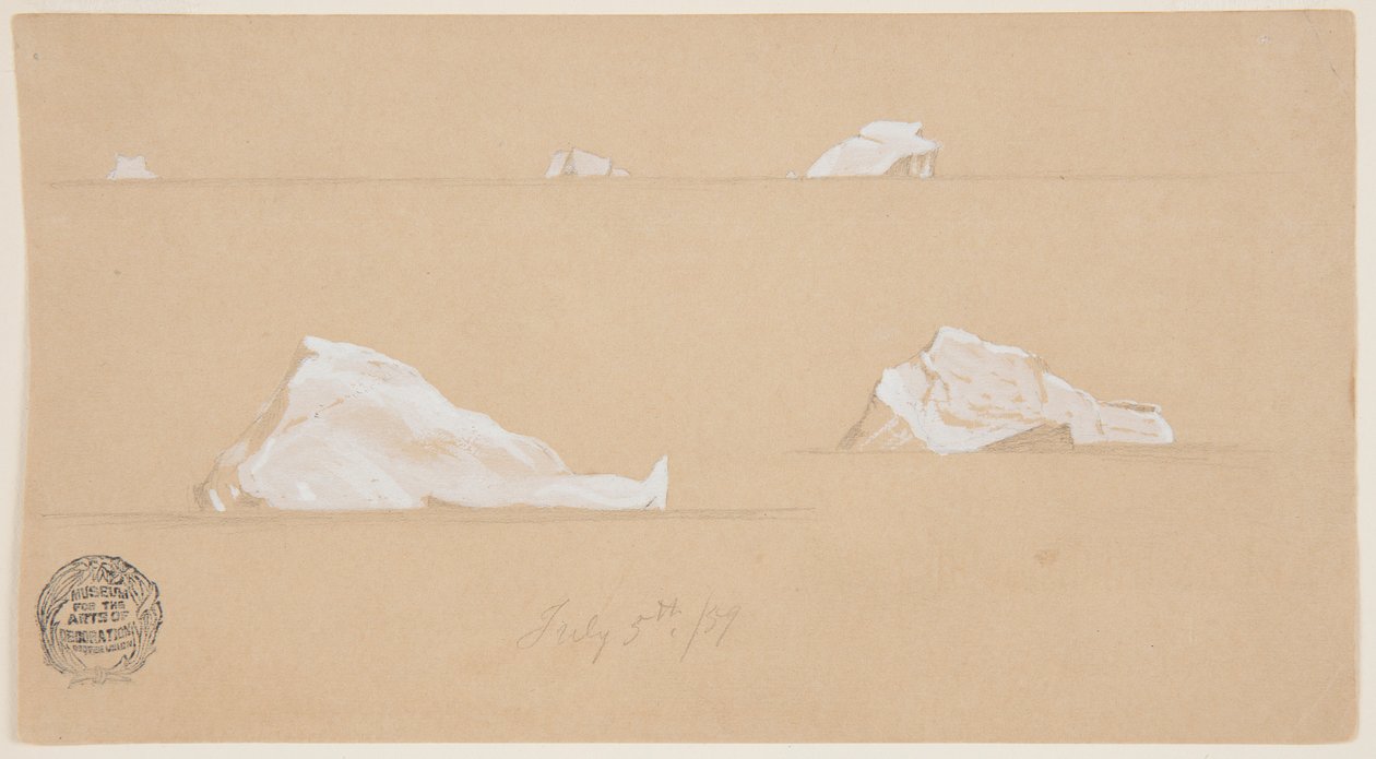 Flytande isberg av Frederic Edwin Church