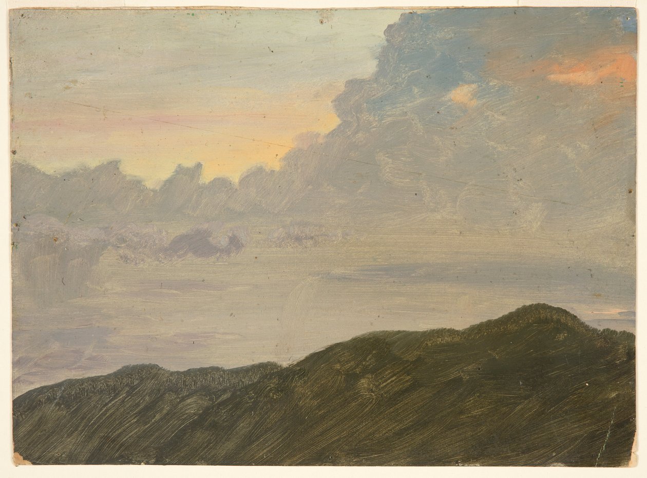 Kulle och moln av Frederic Edwin Church