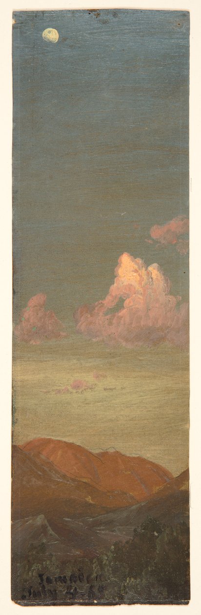 Landskap av månsken, Jamaica av Frederic Edwin Church