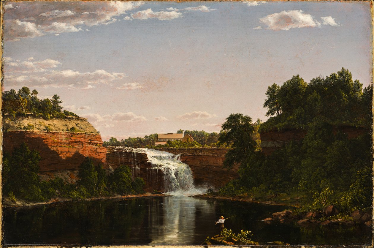 Lower Falls, Rochester av Frederic Edwin Church