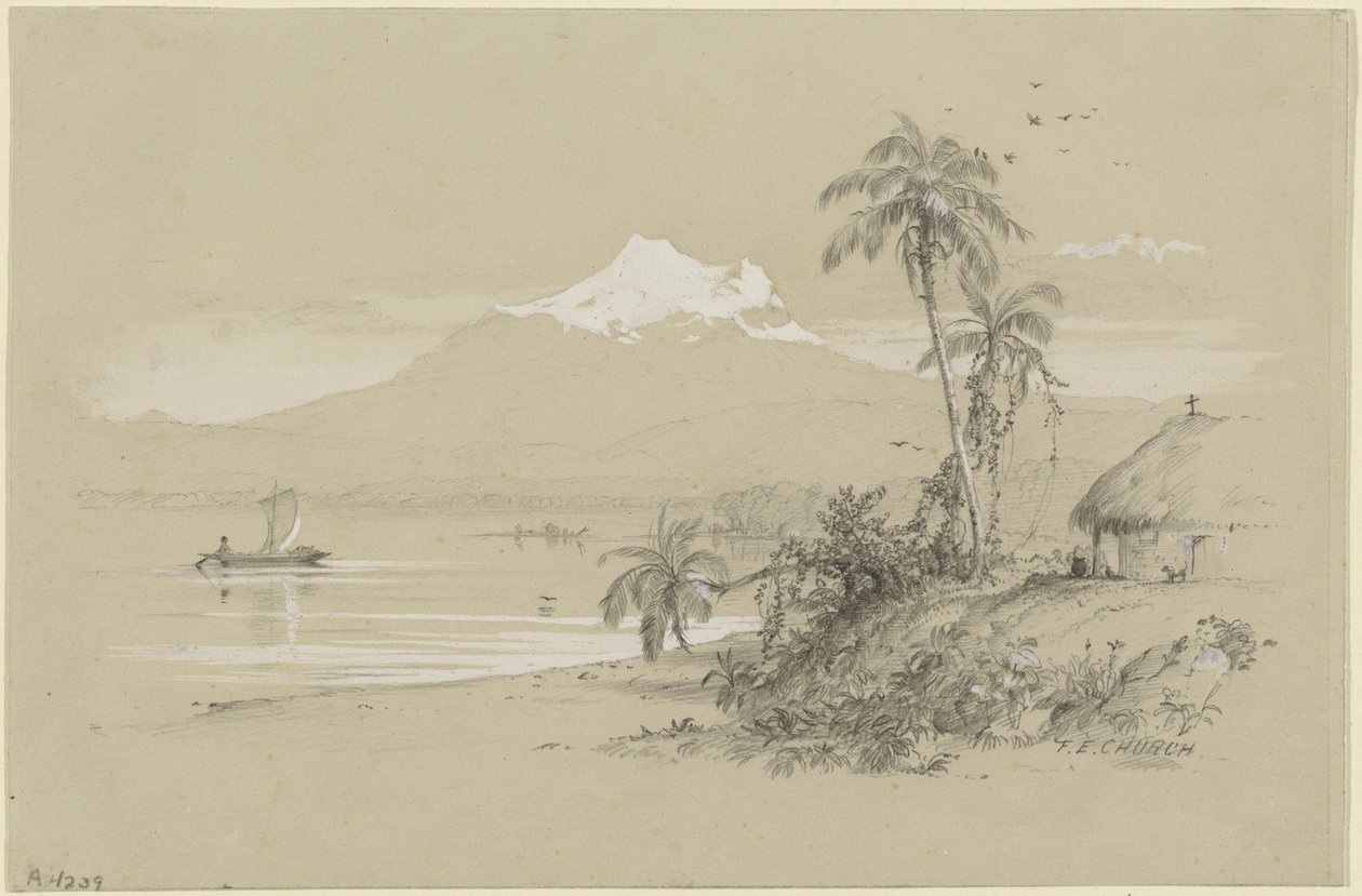 Magdalenafloden, Nya Granada, Ecuador av Frederic Edwin Church