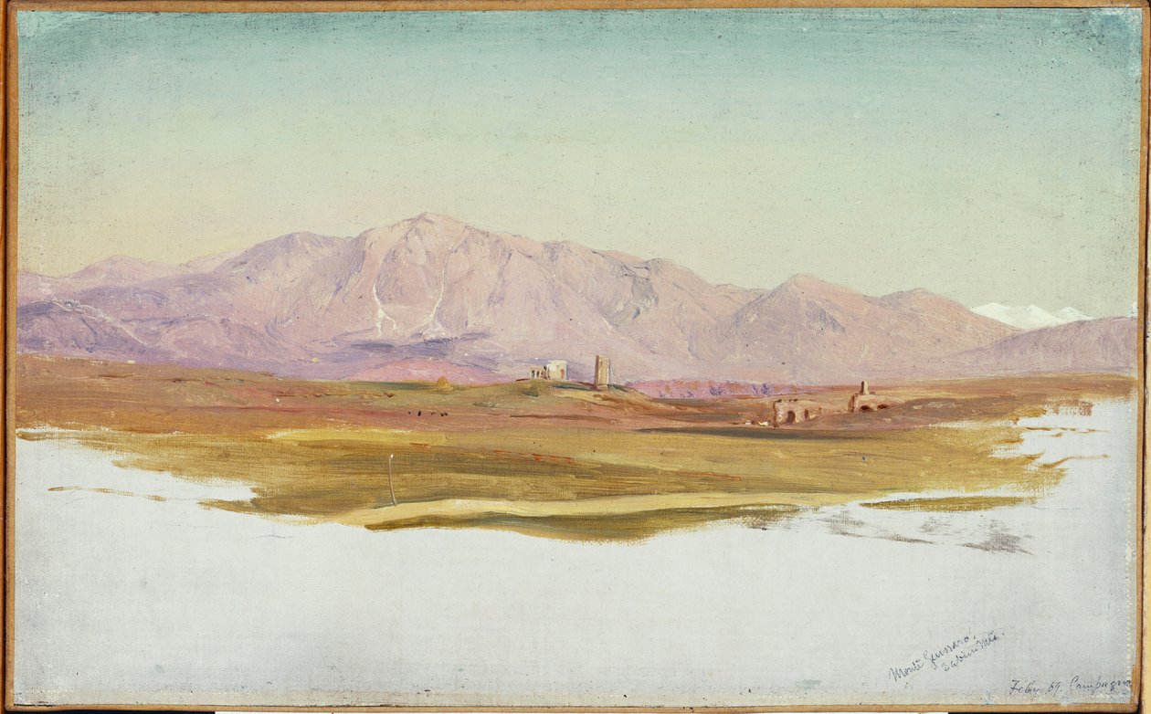 Mount Guinaro, Sabinerna, 1869 av Frederic Edwin Church