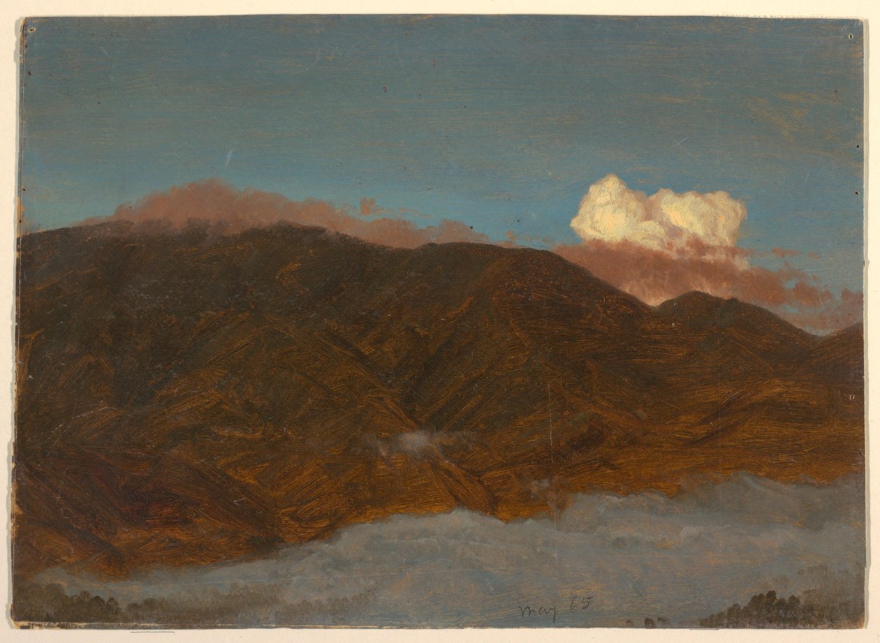 Bergigt landskap av Frederic Edwin Church