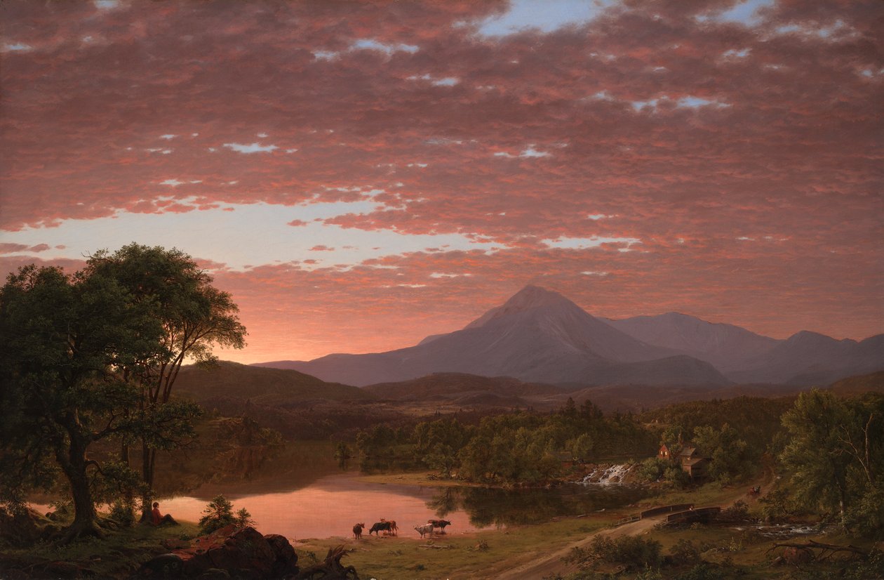 Berget Ktaadn av Frederic Edwin Church