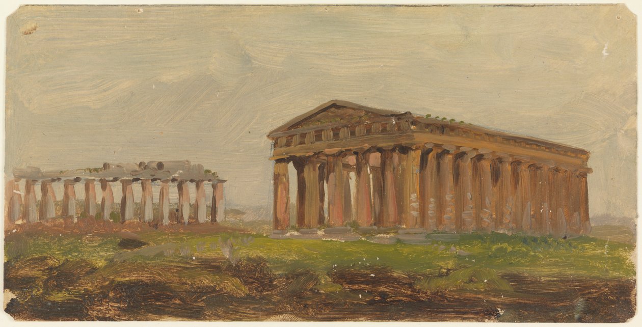 Paestum, Neptunus tempel av Frederic Edwin Church