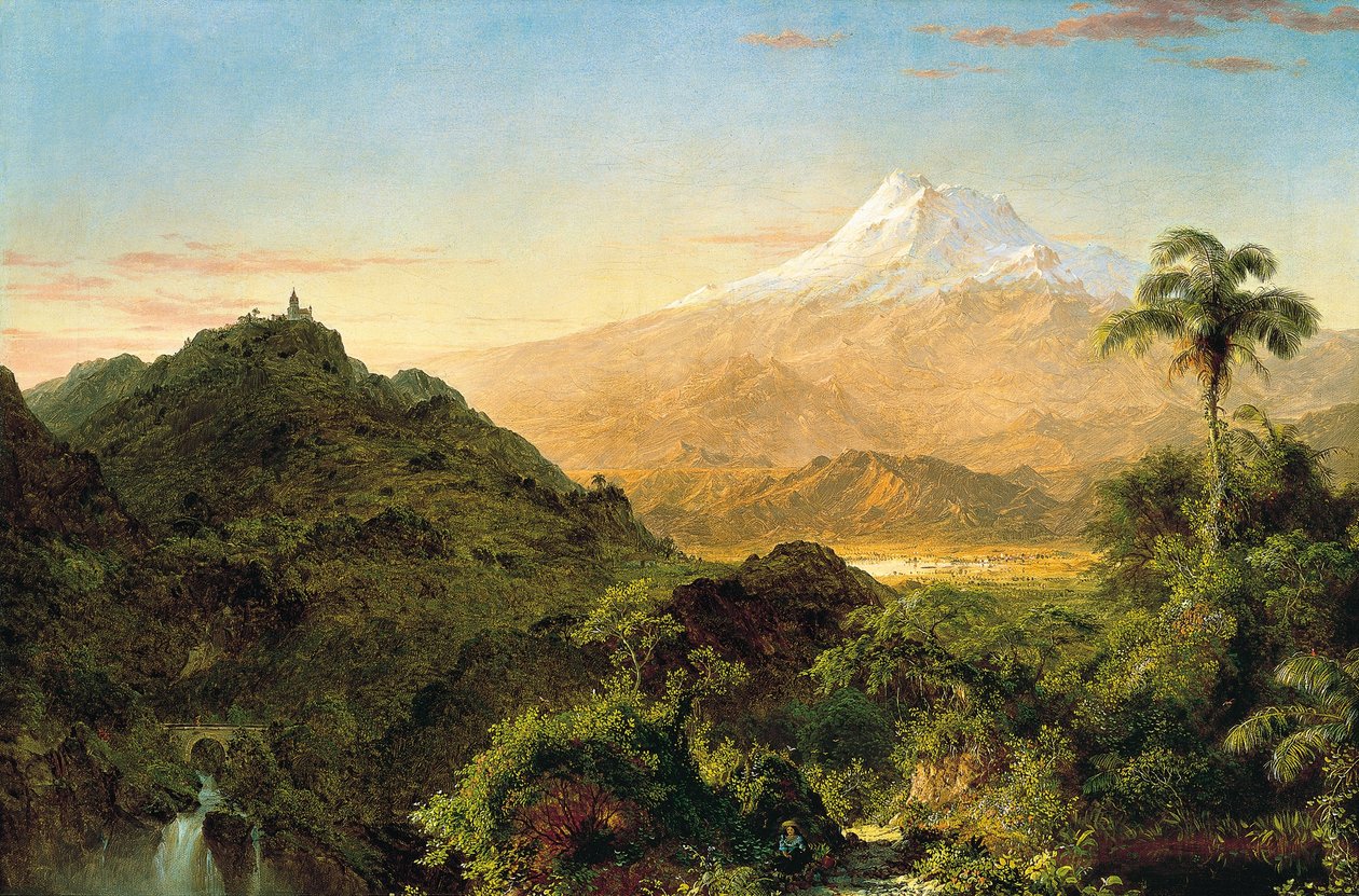 Sydamerikanskt landskap av Frederic Edwin Church