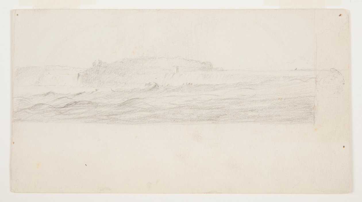 Studera för en målning av Niagarafallen av Frederic Edwin Church