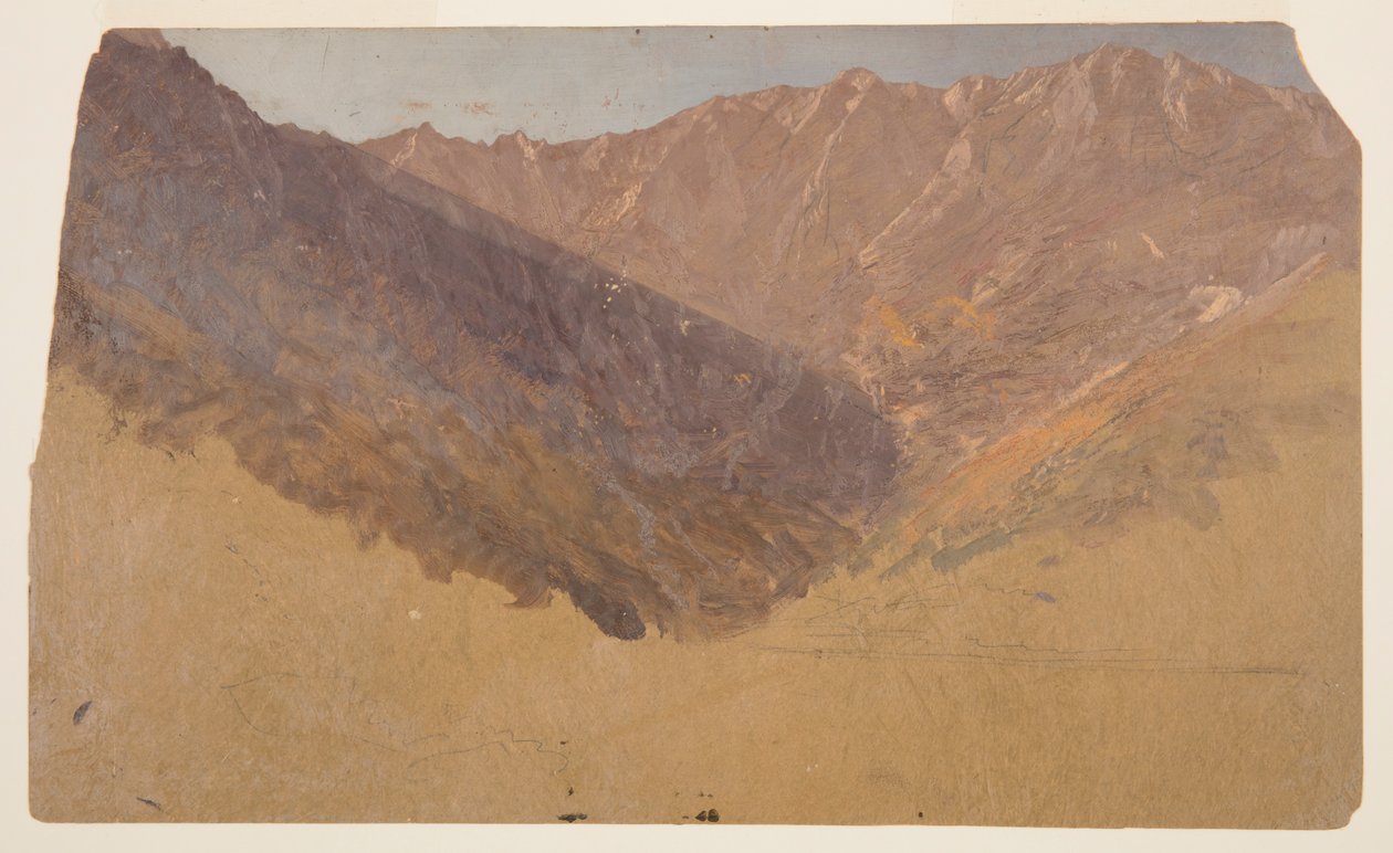 Studie av Great Basin, Mount Katahdin av Frederic Edwin Church