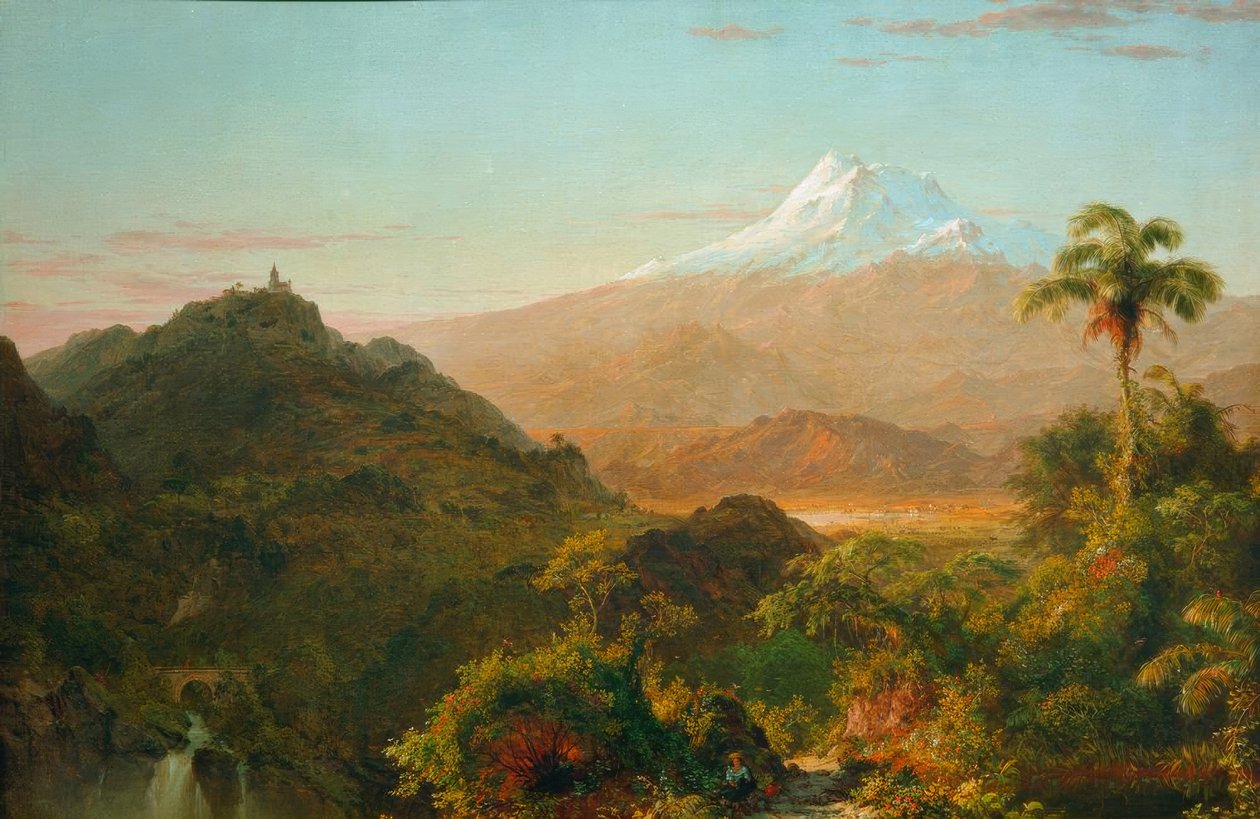 Sydamerikanskt landskap av Frederic Edwin Church