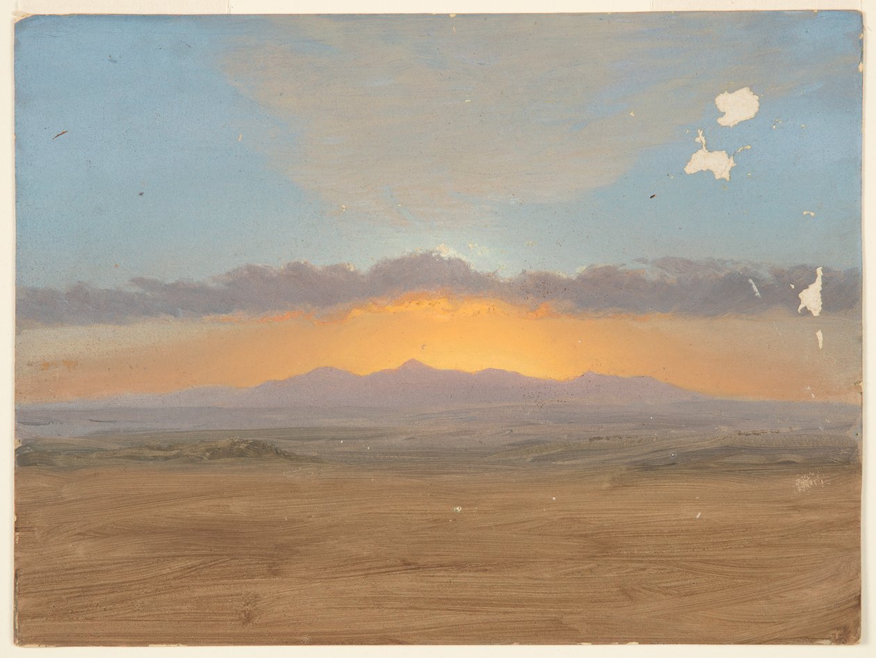Solnedgång av Frederic Edwin Church