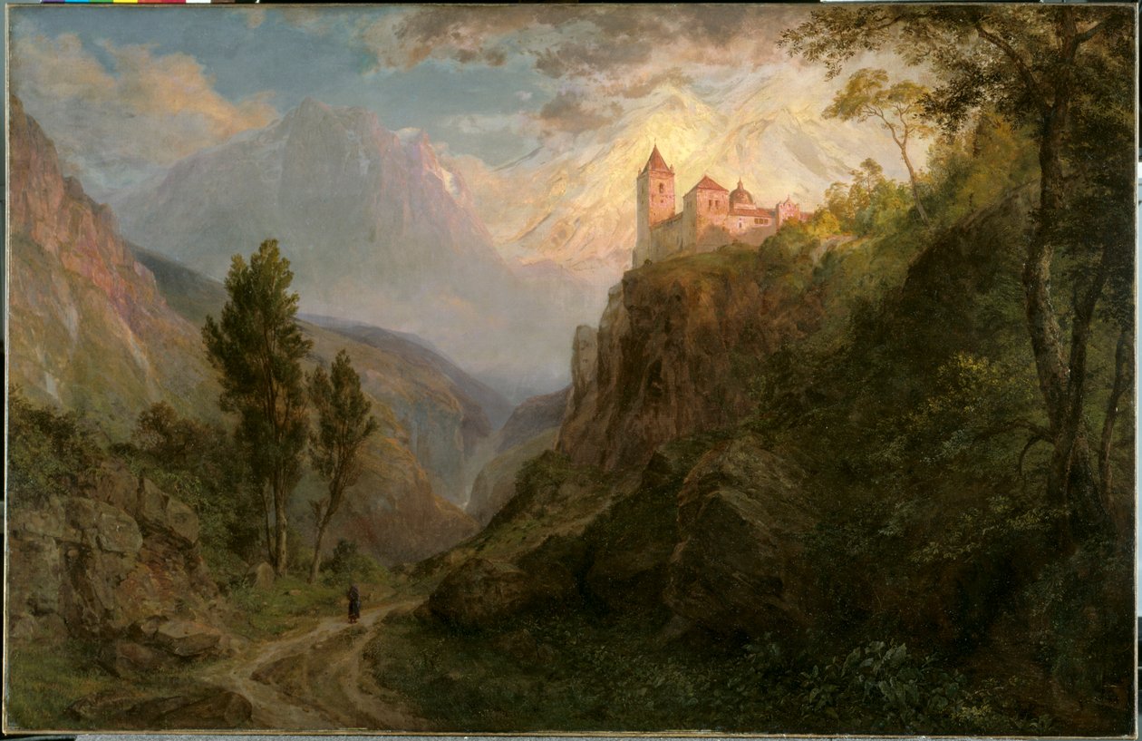Klostret San Pedro (Our Lady of the Snows) av Frederic Edwin Church