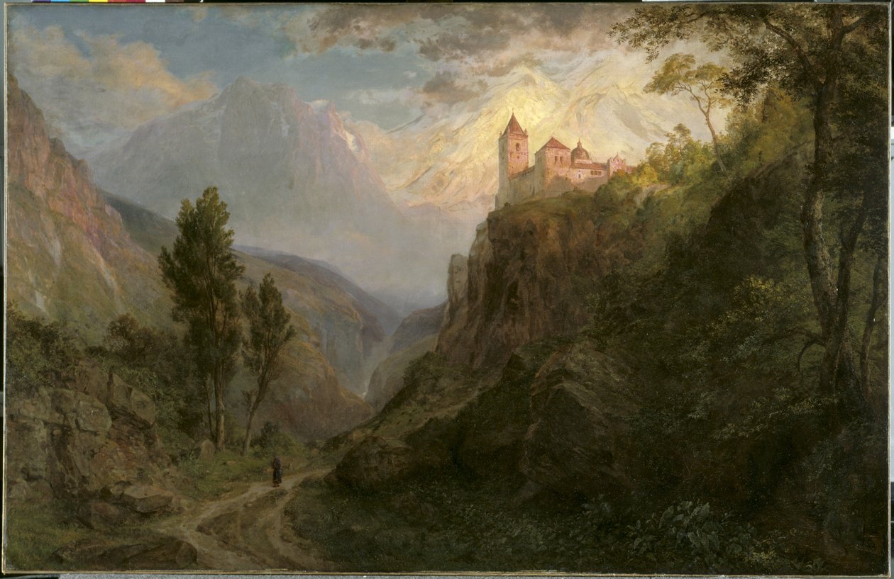 Klostret San Pedro (Our Lady of the Snows) av Frederic Edwin Church