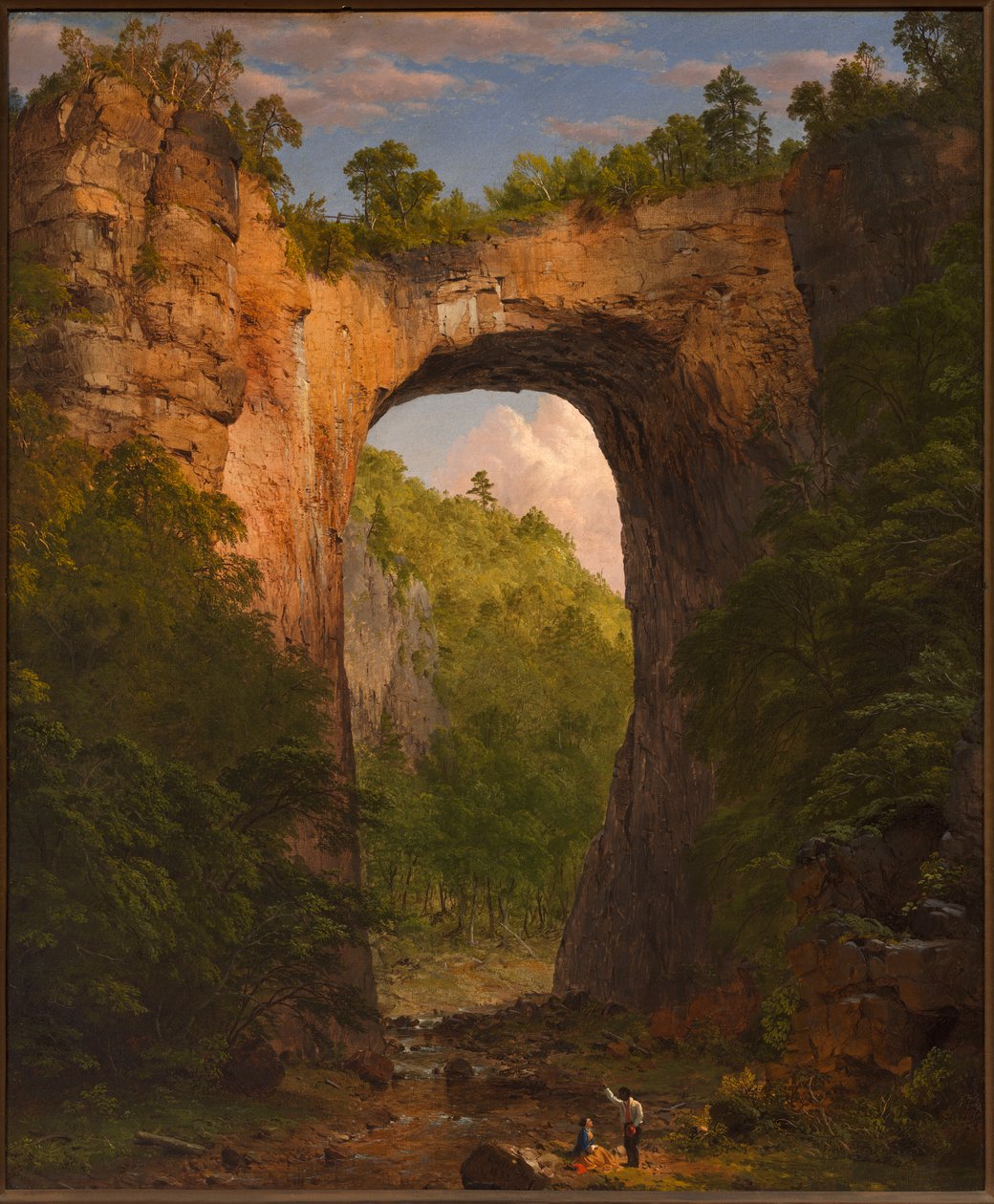 Den naturliga bron, Virginia av Frederic Edwin Church