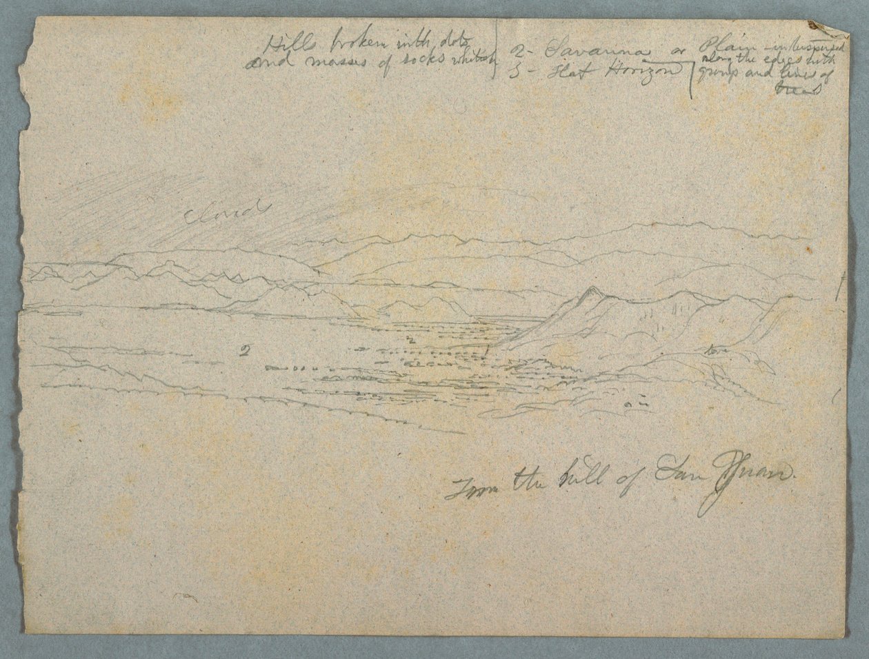 Utsikt från Hill of San Juan, förmodligen Colombia av Frederic Edwin Church