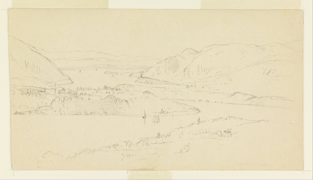 Utsikt över West Point från Castle Rock av Frederic Edwin Church