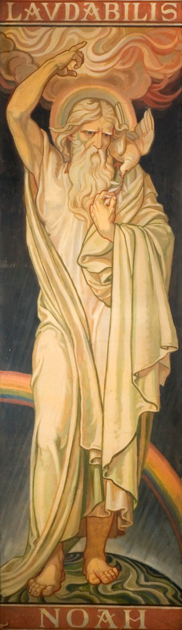 Profeter från Gamla testamentet: Noah, ca 1910 av Frederic James Shields