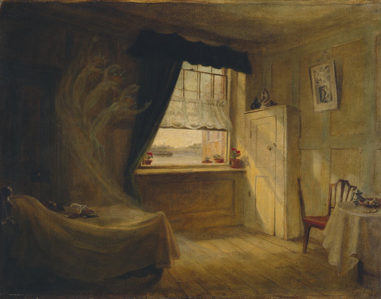 William Blakes rum av Frederic James Shields