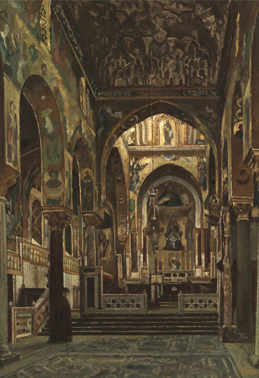 Palatinska kapellet, Palermo av Frederic Leighton