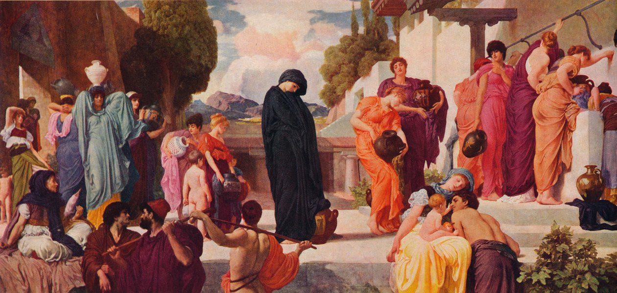 Andromache i fångenskap, c1886 av Frederic Leighton