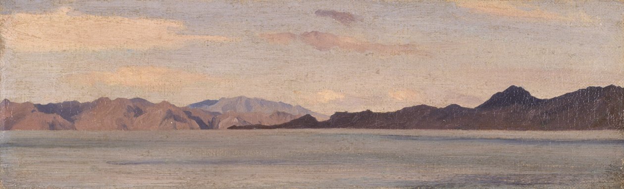 Mindre Asiens kust sedd från Rhodos av Frederic Leighton