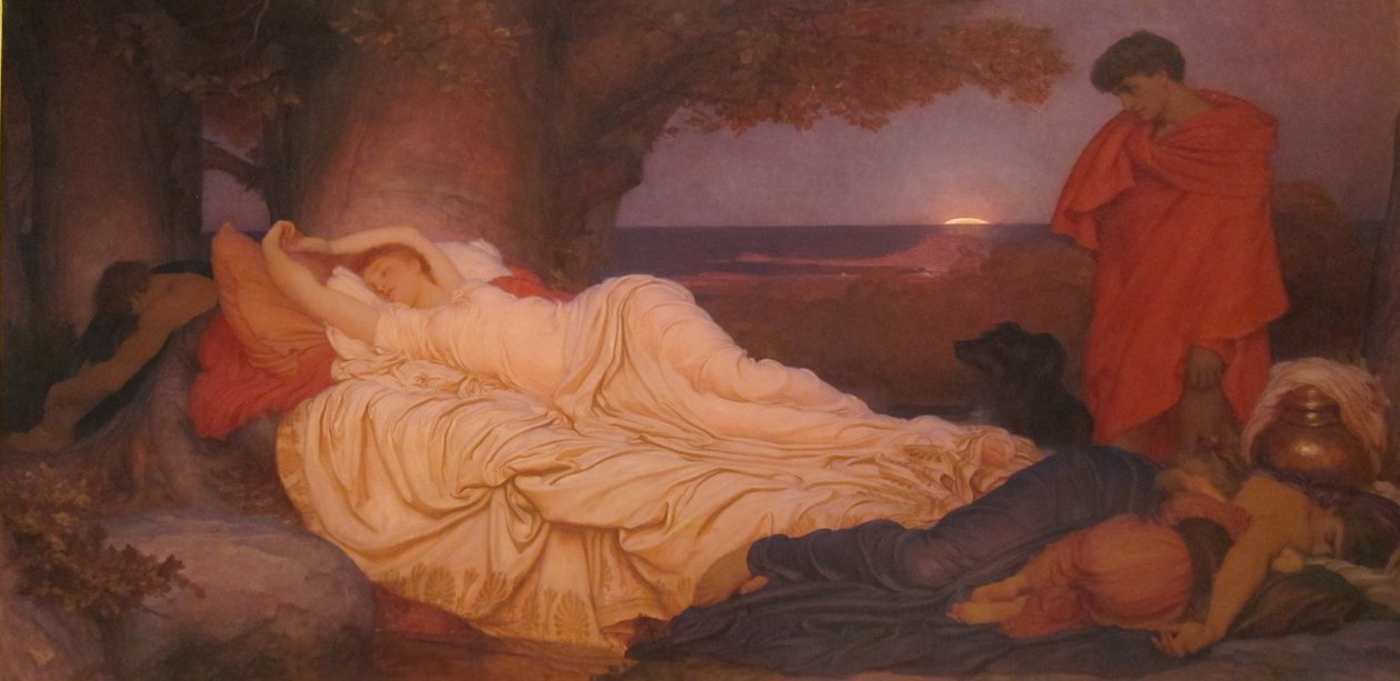 Cymon och Iphigenia av Frederic Leighton