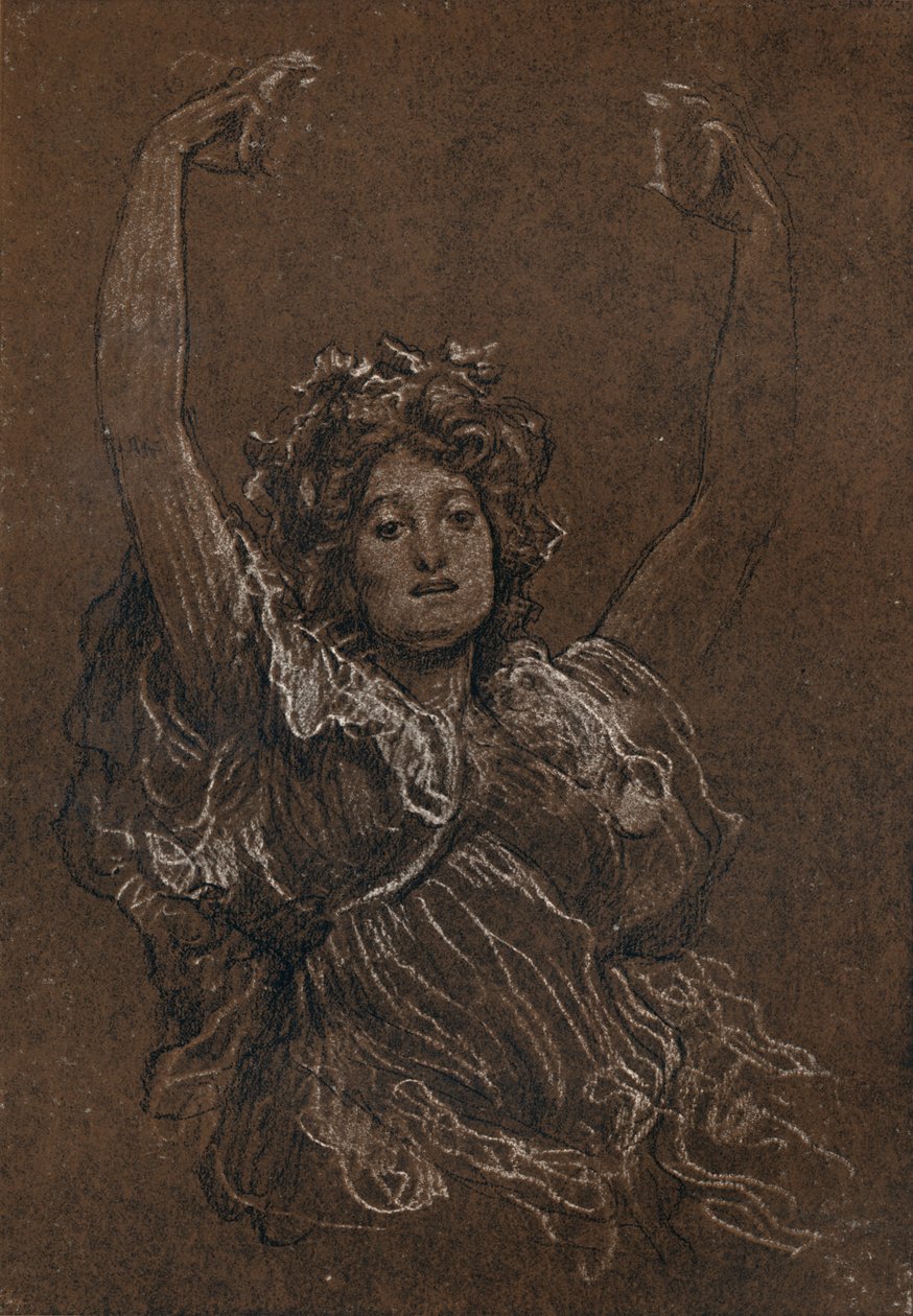 Kvinnostudie, c1897, 1897 av Frederic Leighton