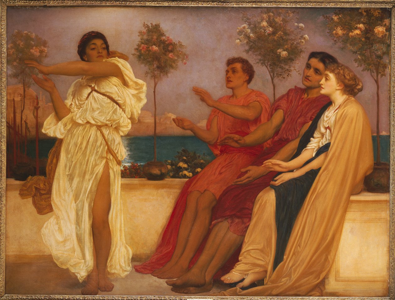 Grekisk flickdans av Frederic Leighton