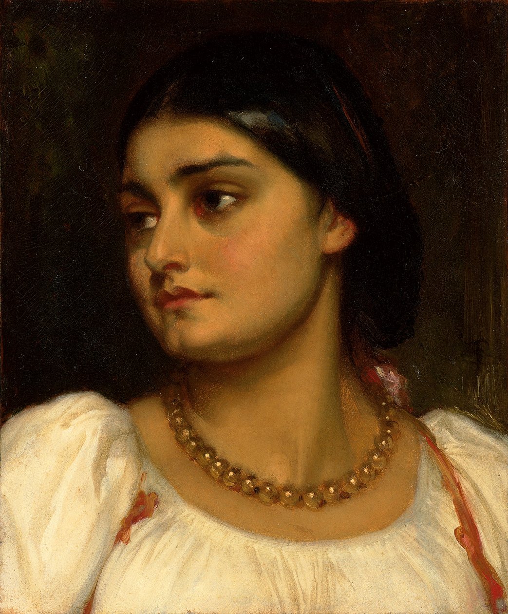 Chef för en romersk modell, av Frederic Leighton