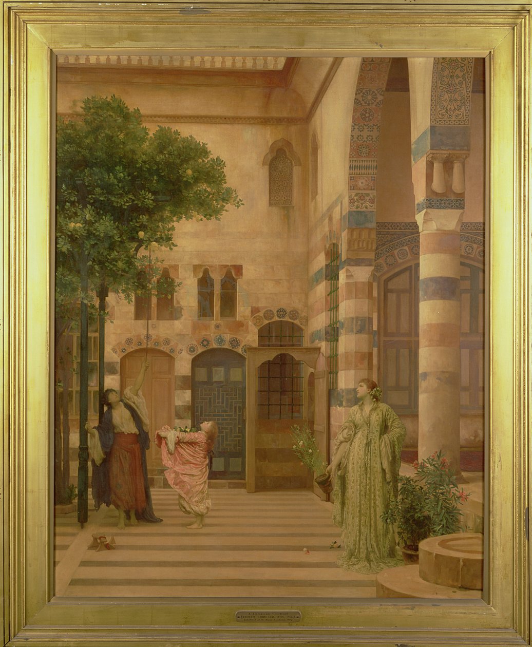 Gamla Damaskus: Judarnas kvarter eller samlar citroner, ca 1873-1874 av Frederic Leighton