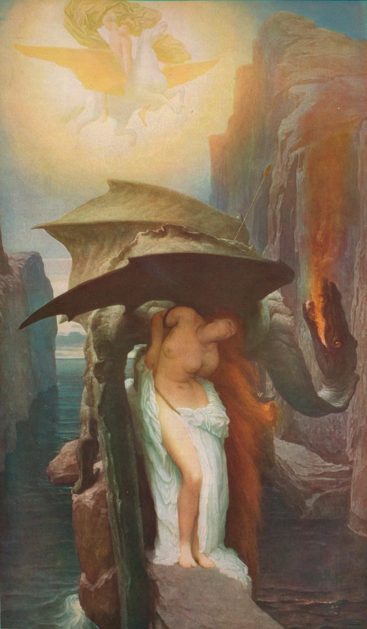 Perseus och Andromeda, 1891, 1918 av Frederic Leighton