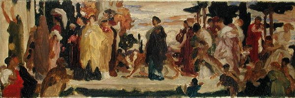 Studie för den syrakusiska bruden (olja på duk) av Frederic Leighton