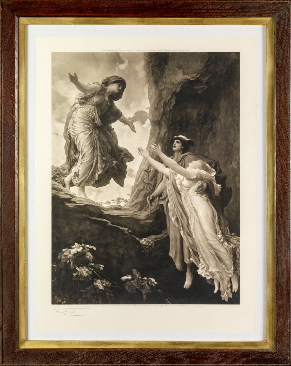 Persefones återkomst (fotogravyr) av Frederic Leighton