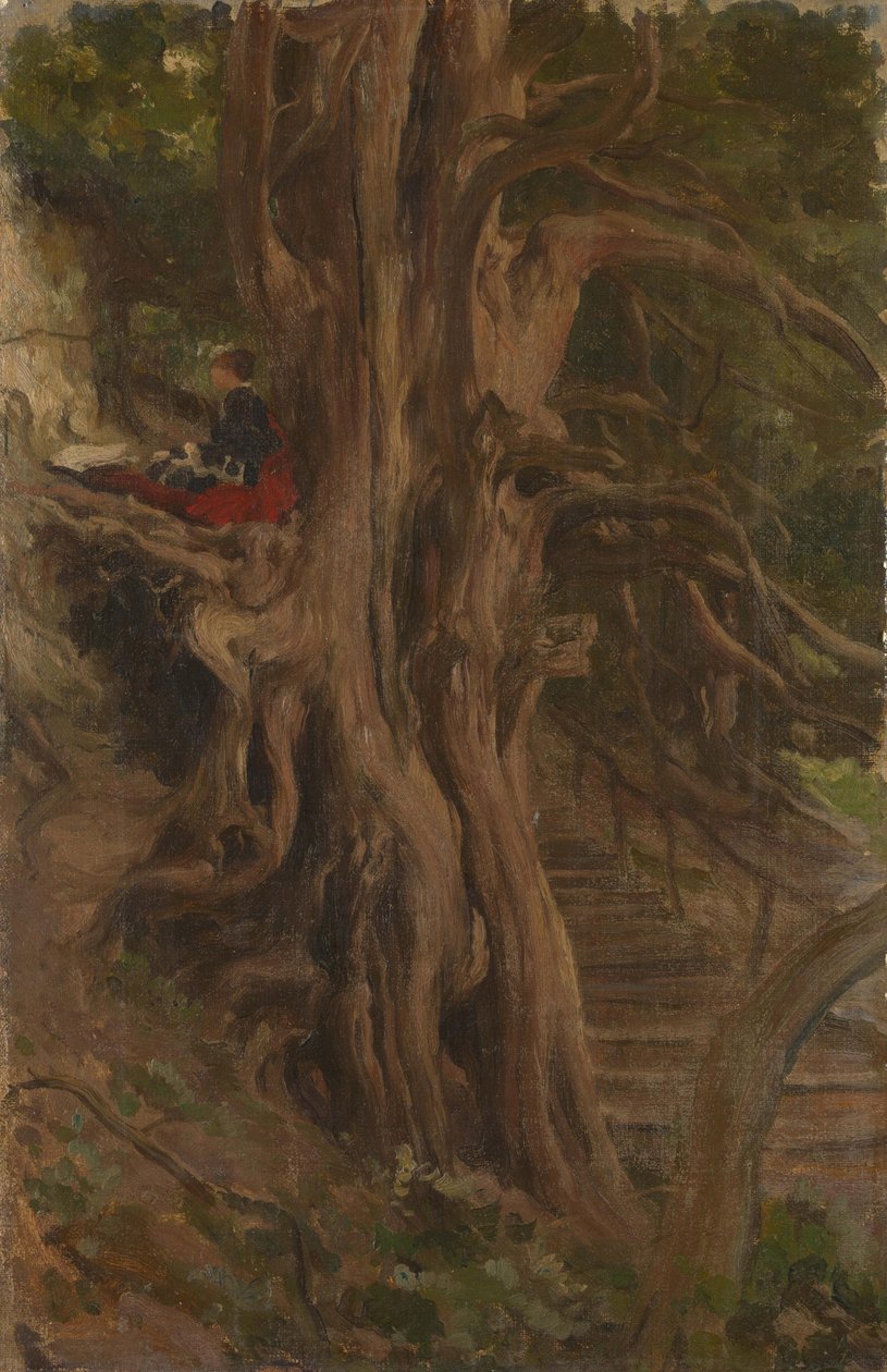 Träd vid Cliveden av Frederic Leighton 1st Baron Leighton
