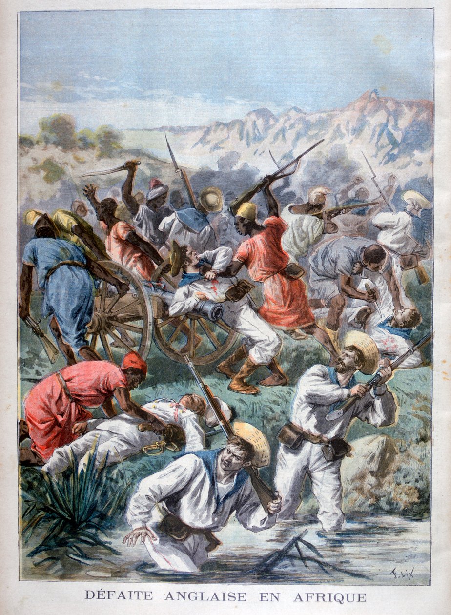 Nederlag för britterna i Afrika, 1894 av Frederic Lix
